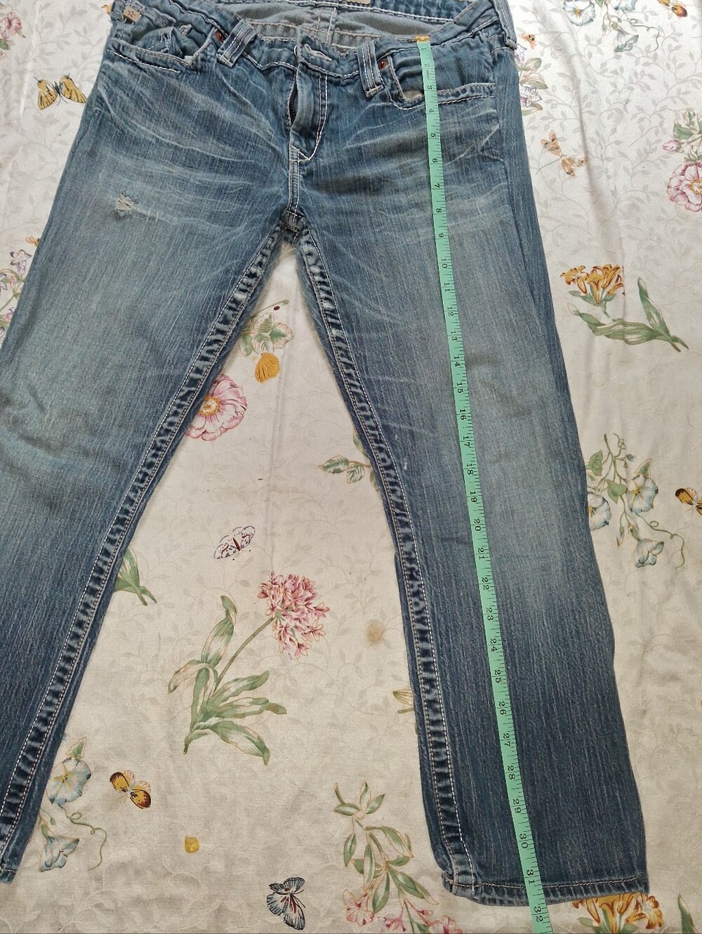 Big Star Light Blue Ankle Crop Jeans - Picture 6 of 7